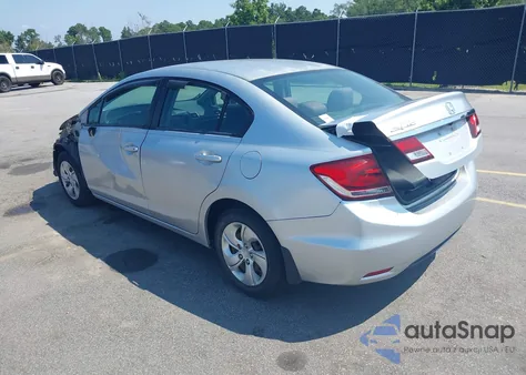 2013 Honda Civic Lx from USA, damaged, VIN 2HGFB2F50DH558680
